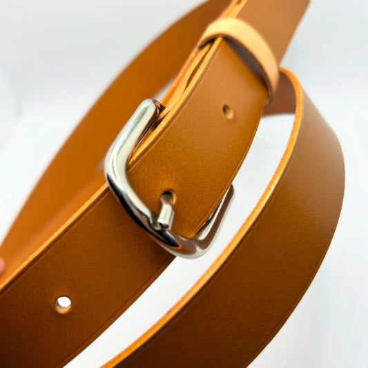 Ceinture en cuir fait main MARRON CLAIR