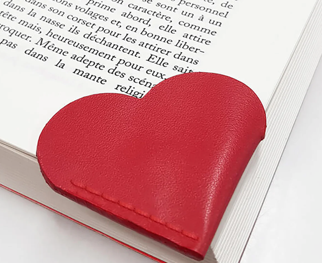 Marque page coeur