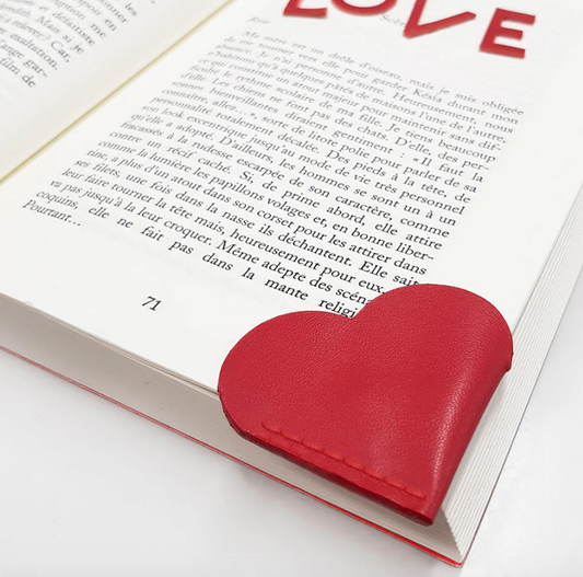 Marque page coeur